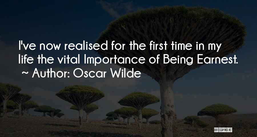 Importance Of Time In Our Life Quotes By Oscar Wilde