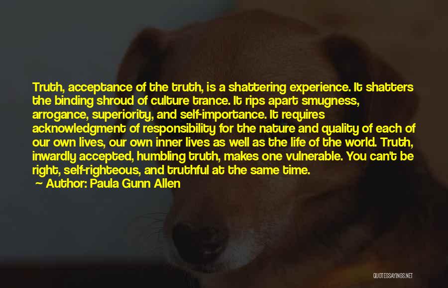 Importance Of Time In Our Life Quotes By Paula Gunn Allen