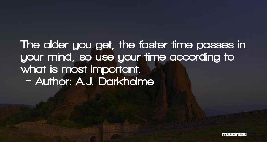 Importance Of Time Management Quotes By A.J. Darkholme