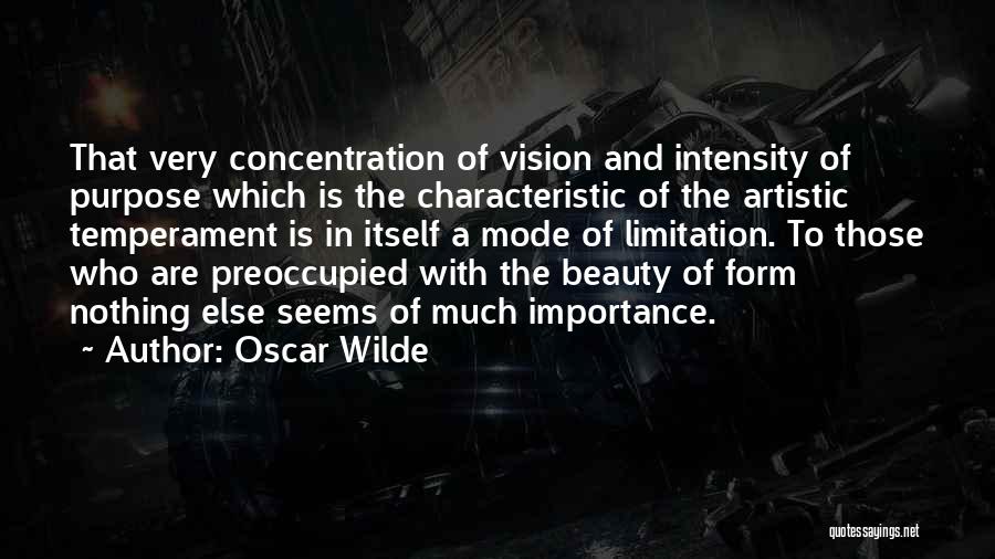 Importance Of Vision Quotes By Oscar Wilde