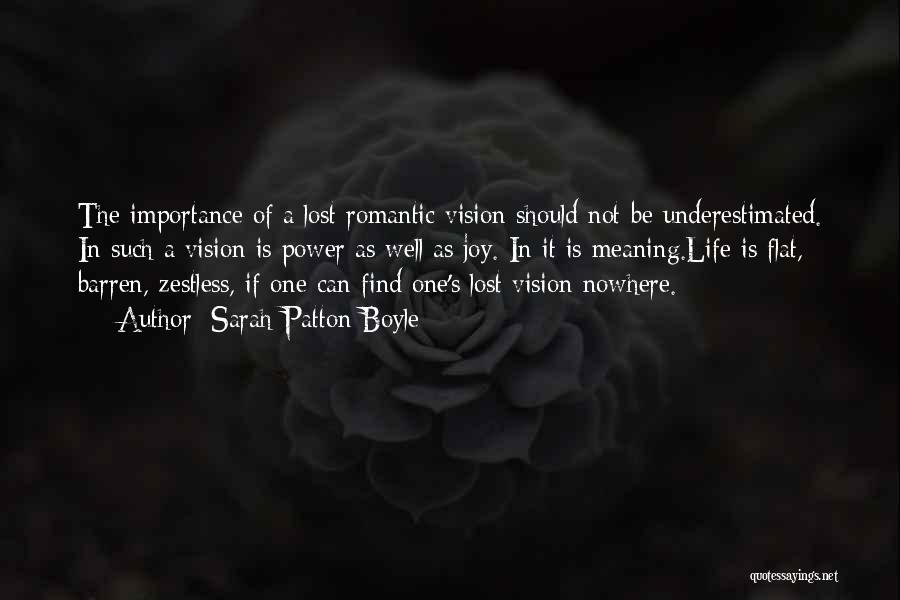 Importance Of Vision Quotes By Sarah-Patton Boyle