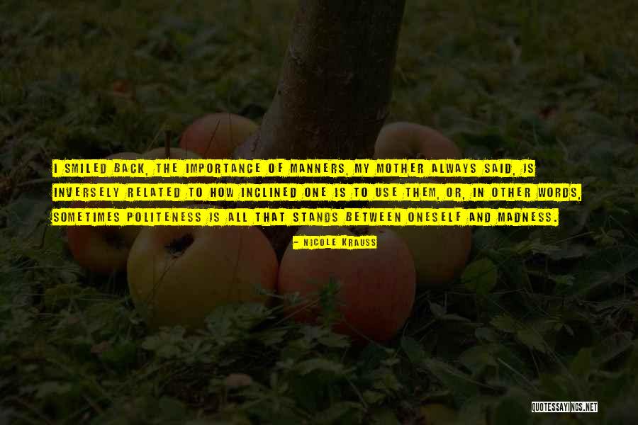 Importance Of Words Quotes By Nicole Krauss Importance Of Words Quotes By Nicole Krauss