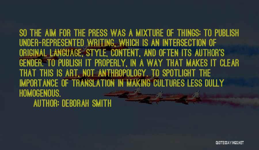 Importance Of Writing Quotes By Deborah Smith
