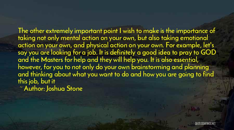 Importance Of You Quotes By Joshua Stone