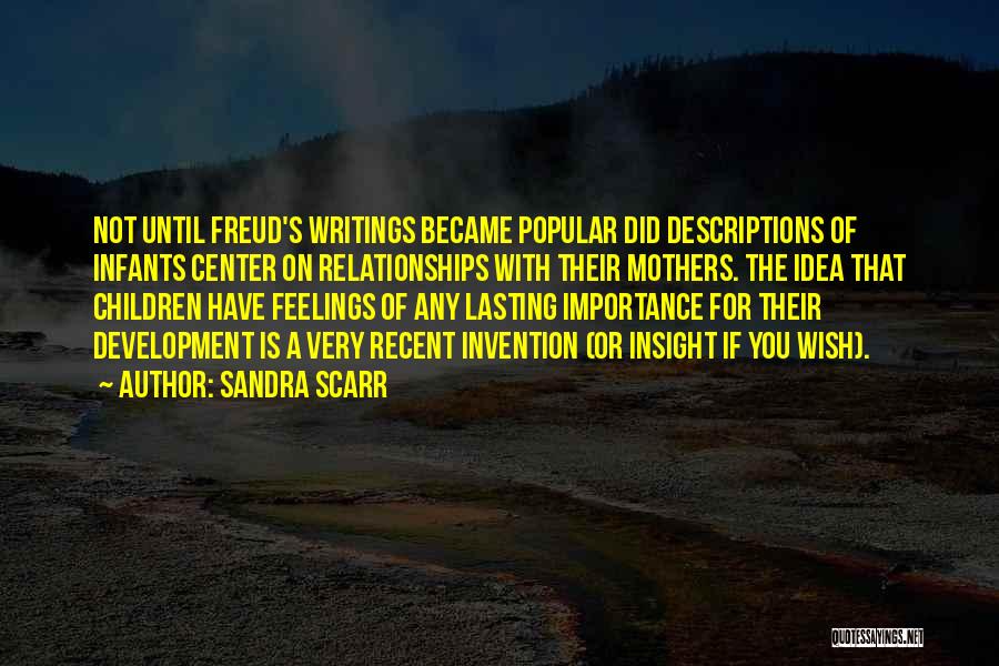 Importance Of You Quotes By Sandra Scarr