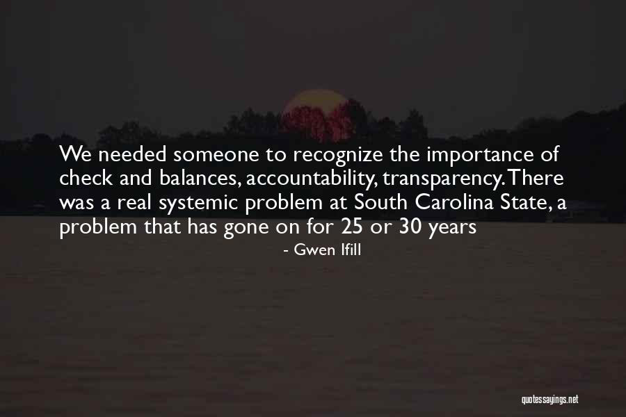Importance To Someone Quotes By Gwen Ifill Importance To Someone Quotes By Gwen Ifill