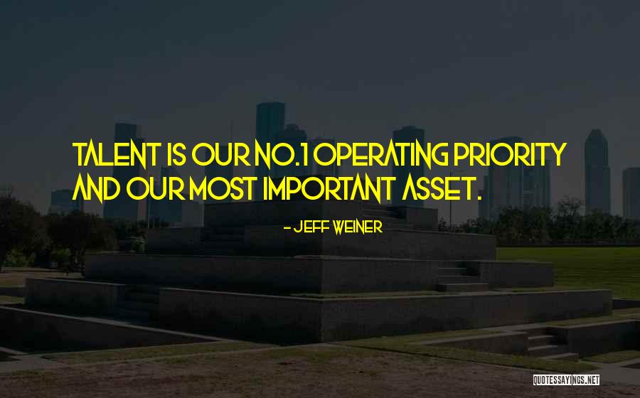 Important And Priority Quotes By Jeff Weiner