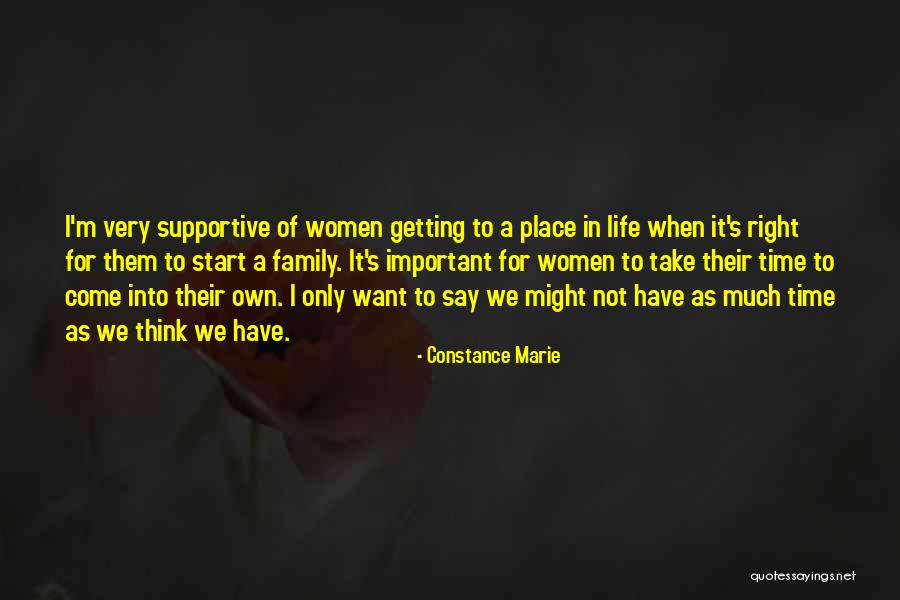 Important Family Quotes By Constance Marie Important Family Quotes By Constance Marie