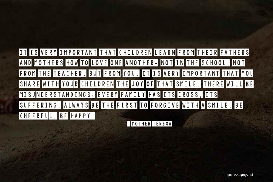 Important Family Quotes By Mother Teresa Important Family Quotes By Mother Teresa
