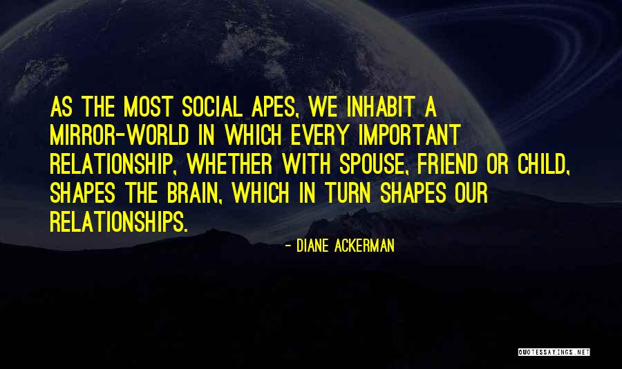 Important Friend Quotes By Diane Ackerman