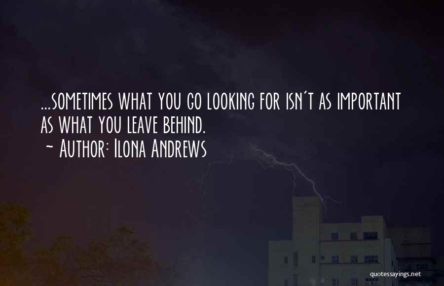 Important Lessons Quotes By Ilona Andrews