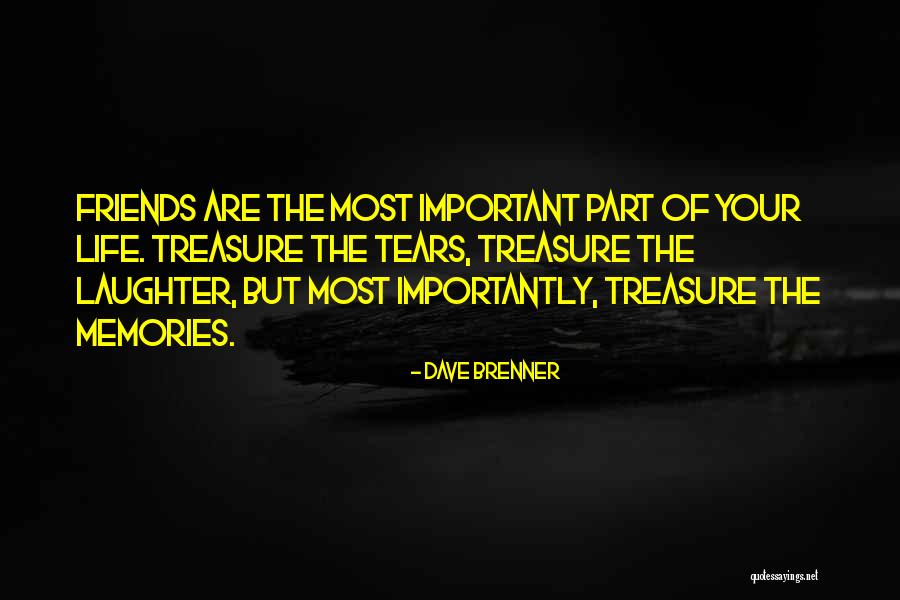 Important Memories Quotes By Dave Brenner