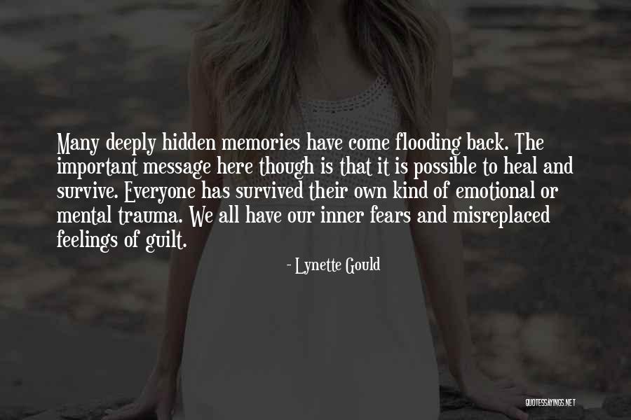 Important Memories Quotes By Lynette Gould