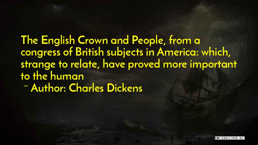 Important Of English Quotes By Charles Dickens