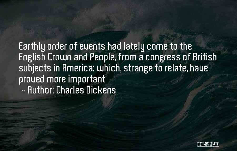 Important Of English Quotes By Charles Dickens