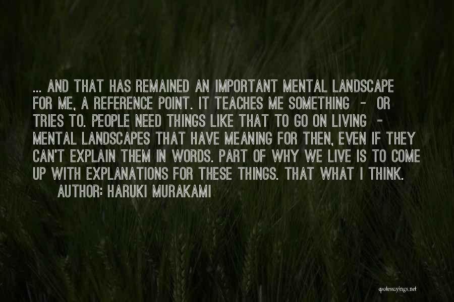 Important Part Of Life Quotes By Haruki Murakami