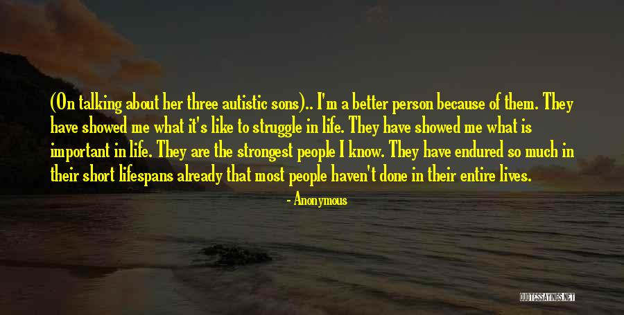 Important Person Short Quotes By Anonymous Important Person Short Quotes By Anonymous