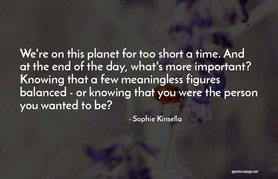 Important Person Short Quotes By Sophie Kinsella Important Person Short Quotes By Sophie Kinsella