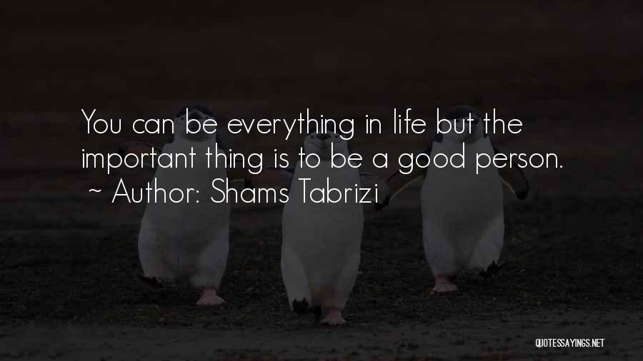 Important Persons In Your Life Quotes By Shams Tabrizi