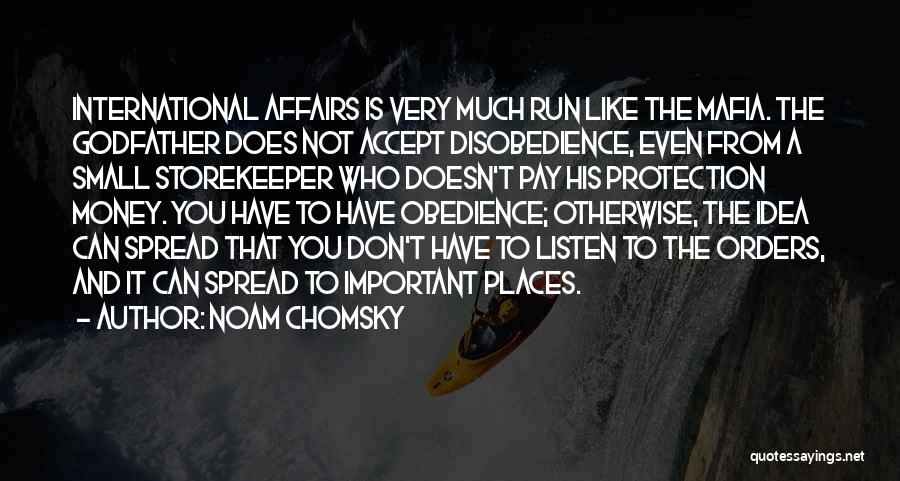 Important Places Quotes By Noam Chomsky