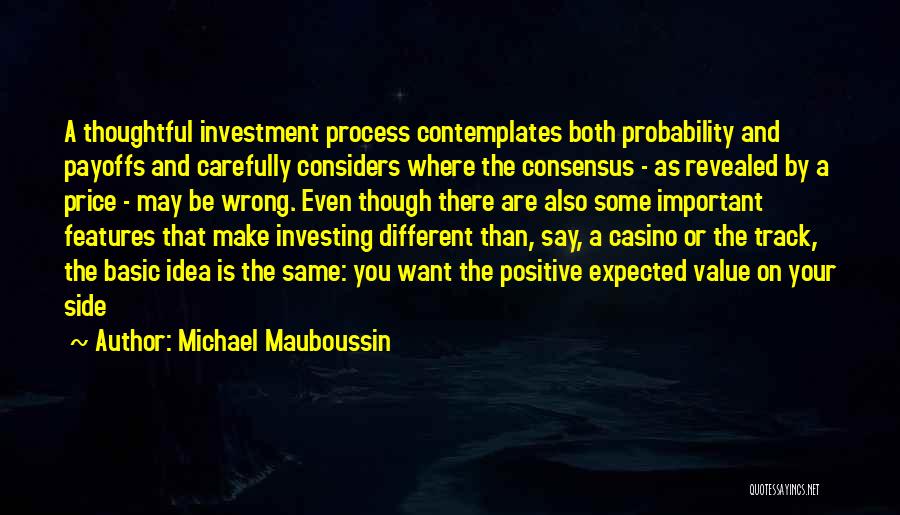 Important Positive Quotes By Michael Mauboussin