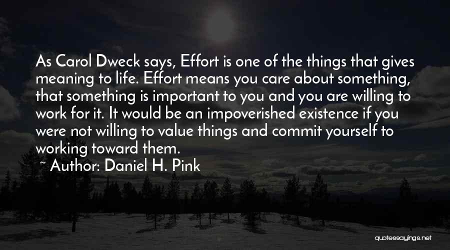 Important Things About Life Quotes By Daniel H. Pink