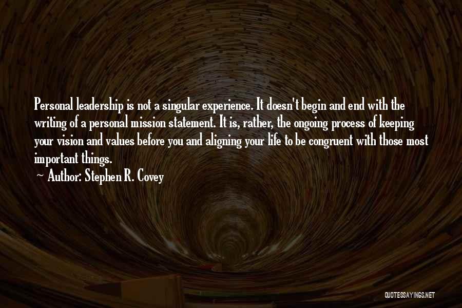Important Things Of Life Quotes By Stephen R. Covey