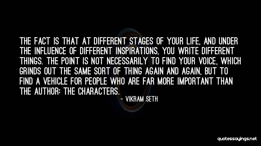 Important Things Of Life Quotes By Vikram Seth