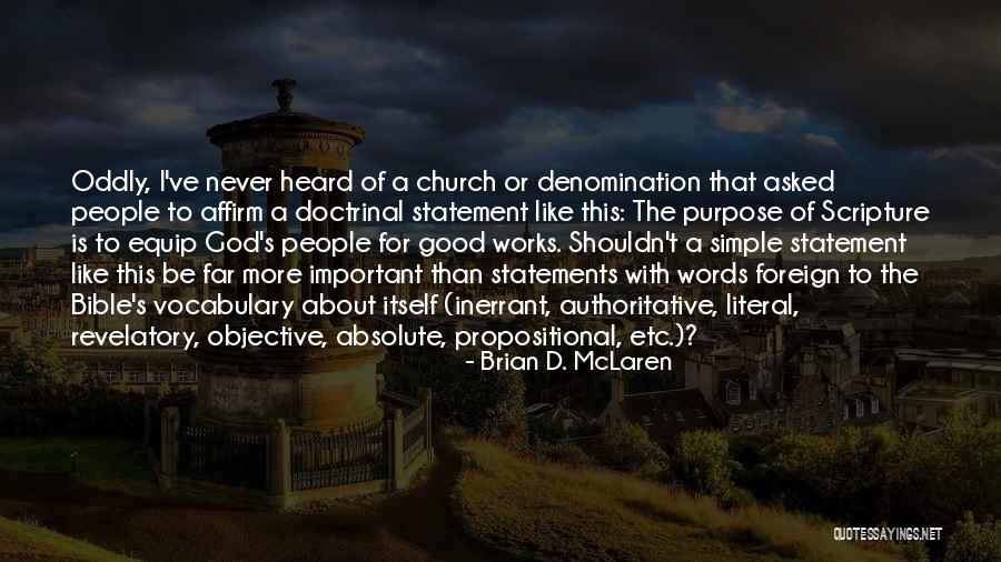 Important Words Quotes By Brian D. McLaren Important Words Quotes By Brian D. McLaren