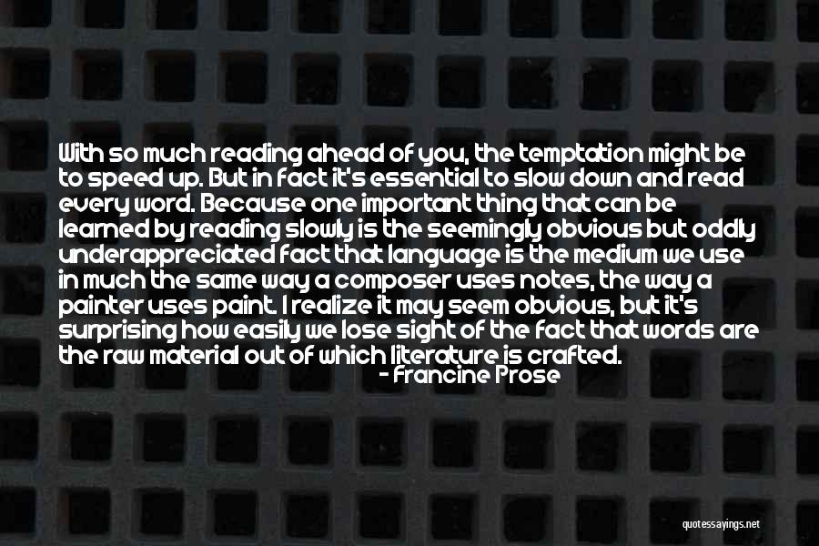 Important Words Quotes By Francine Prose Important Words Quotes By Francine Prose