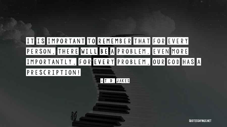 Importantly Vs Important Quotes By T.D. Jakes Importantly Vs Important Quotes By T.D. Jakes