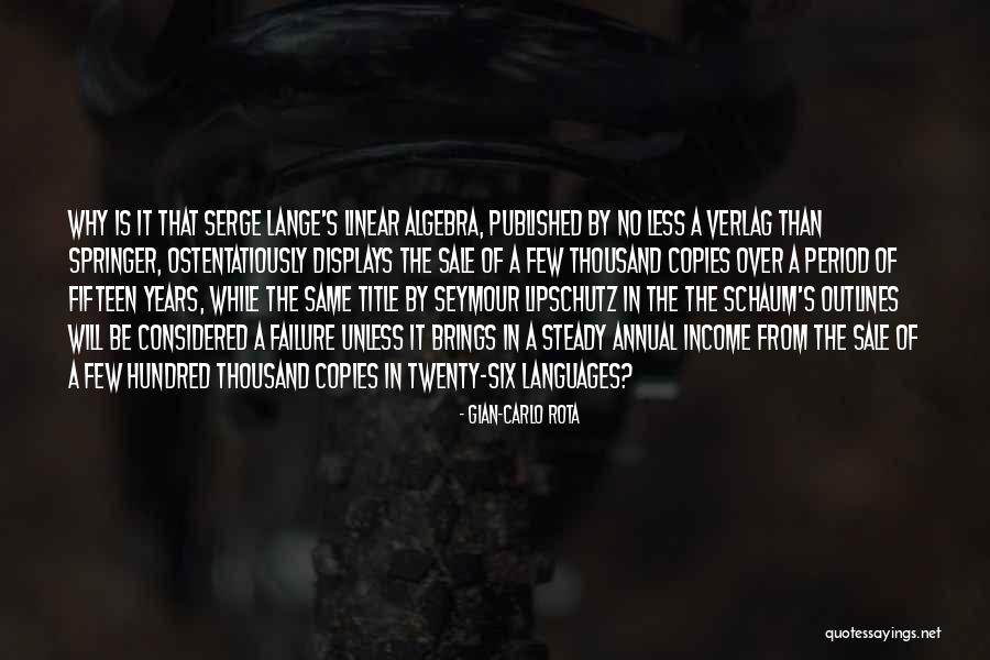 Importare Contatti Quotes By Gian-Carlo Rota Importare Contatti Quotes By Gian-Carlo Rota