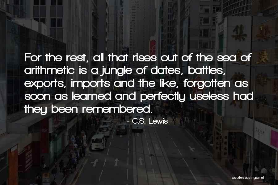 Imports And Exports Quotes By C.S. Lewis