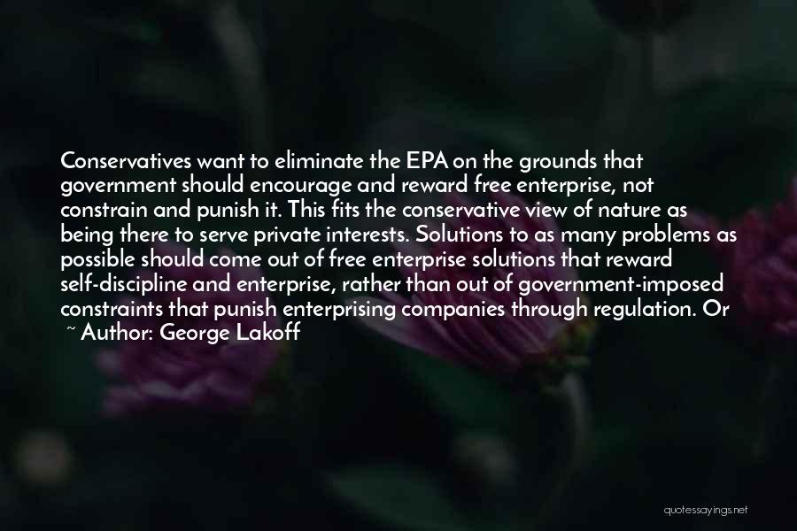 Imposed Discipline Quotes By George Lakoff