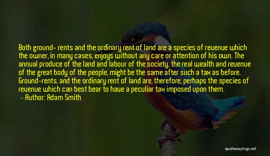 Imposed Quotes By Adam Smith