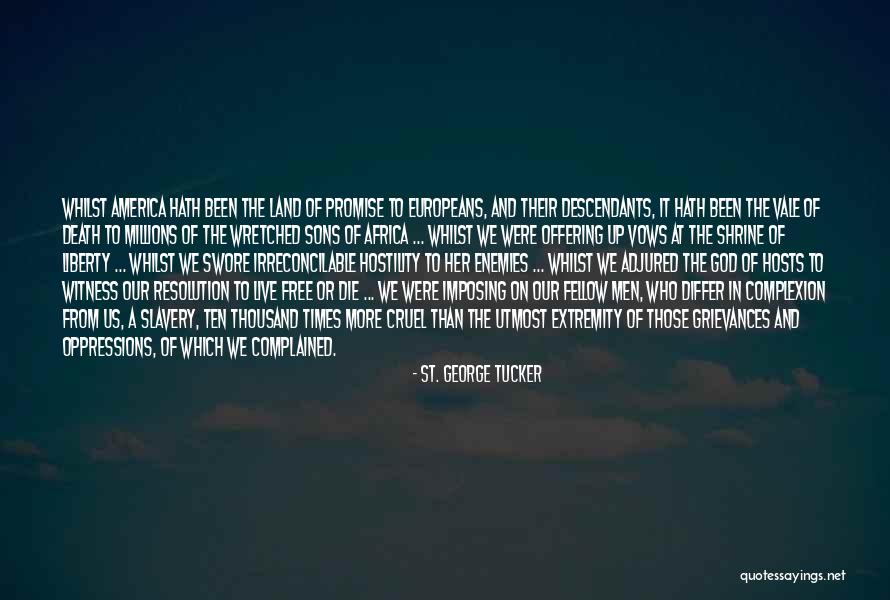 Imposing Quotes By St. George Tucker