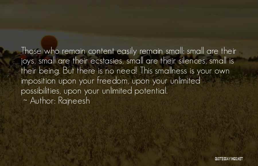 Imposition Quotes By Rajneesh