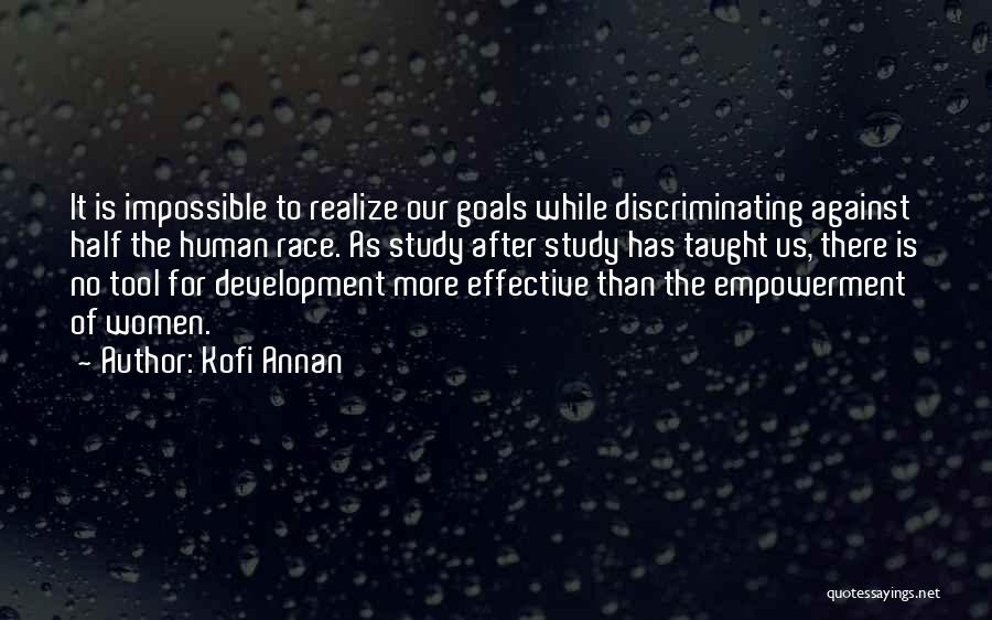 Impossible Goals Quotes By Kofi Annan