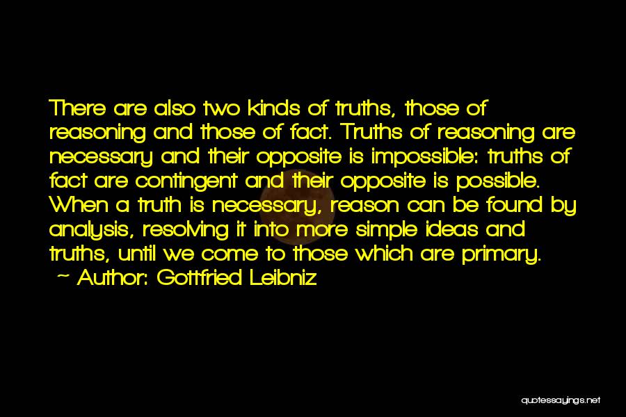 Impossible Into Possible Quotes By Gottfried Leibniz