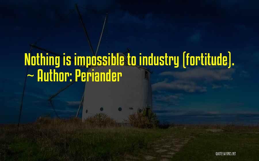 Impossible Is Nothing Quotes By Periander