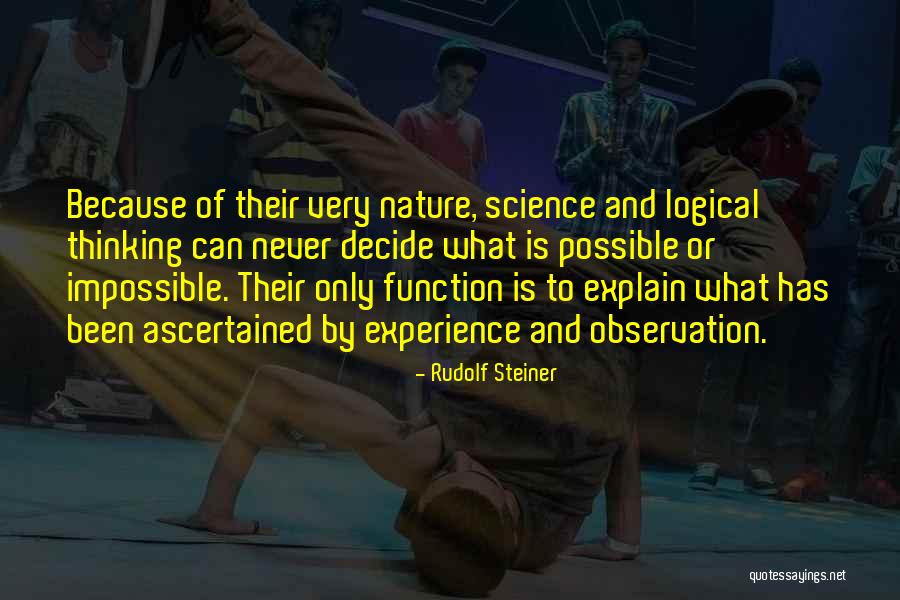 Impossible Or Possible Quotes By Rudolf Steiner Impossible Or Possible Quotes By Rudolf Steiner
