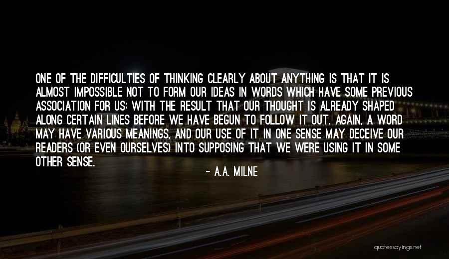 Impossible The Word Quotes By A.A. Milne Impossible The Word Quotes By A.A. Milne