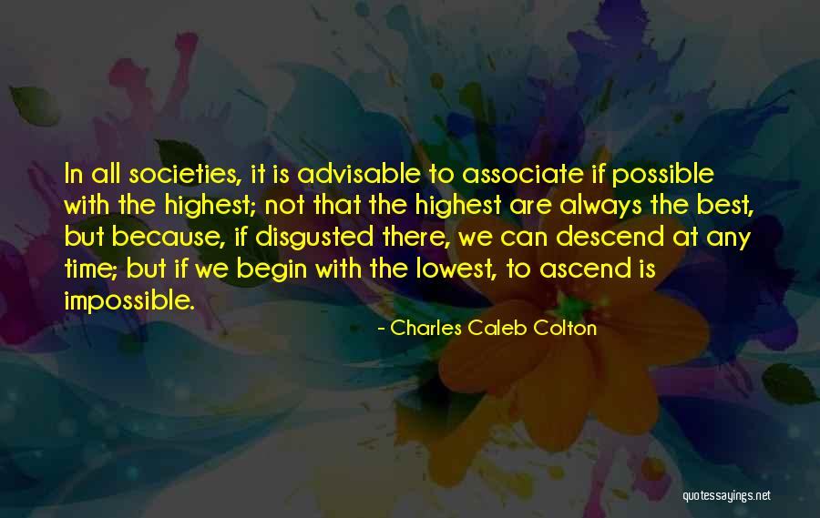 Impossible To Possible Quotes By Charles Caleb Colton