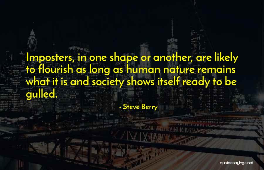 Imposters Quotes By Steve Berry