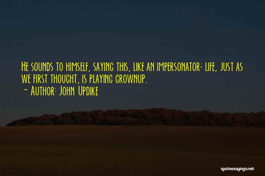 Impostor Quotes By John Updike