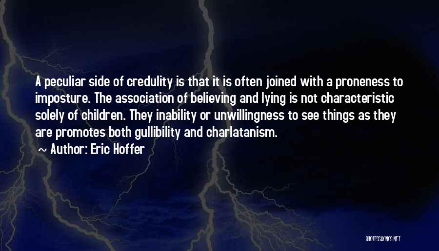 Imposture Quotes By Eric Hoffer