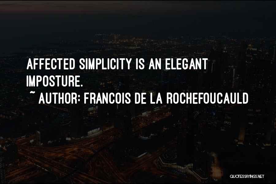 Imposture Quotes By Francois De La Rochefoucauld