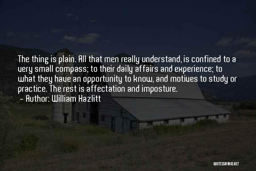 Imposture Quotes By William Hazlitt