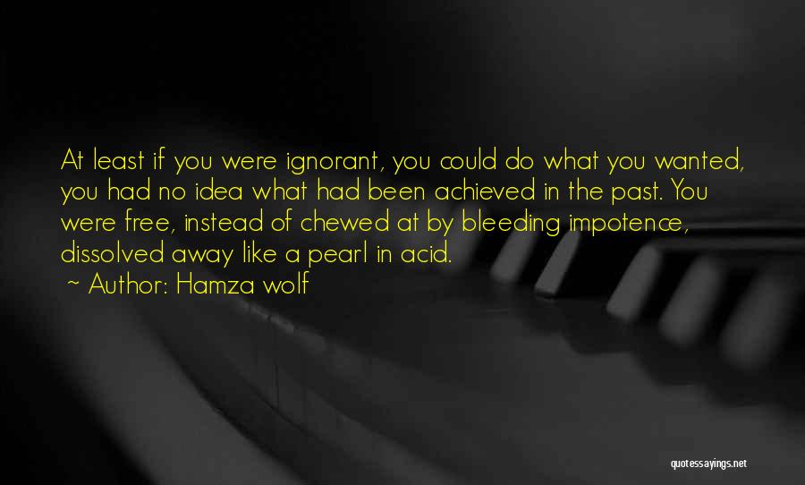 Impotence Quotes By Hamza Wolf