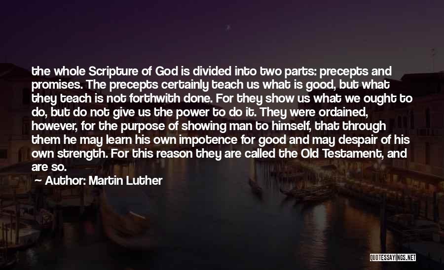 Impotence Quotes By Martin Luther